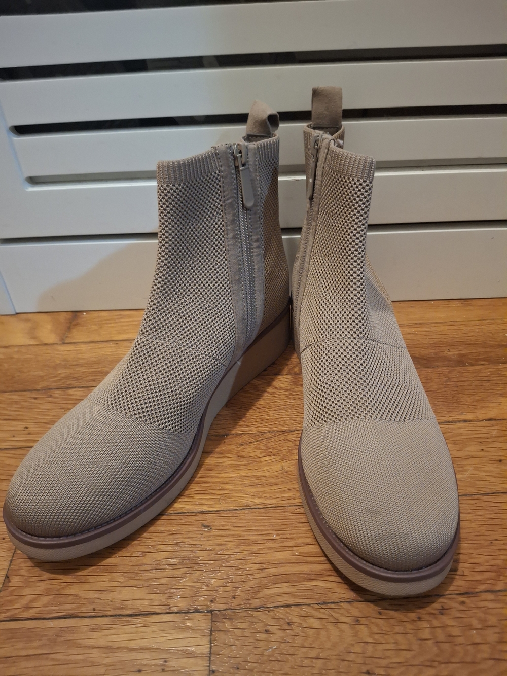 Style & Co. Knit Chukka Boots in Taupe